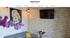 Desktop Screenshot of hemanginibeauty.com